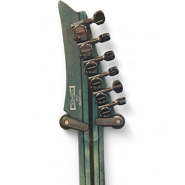 Used Ibanez RGT1220PBK Cosmic Blue Low Gloss Solid Body Electric Guitar