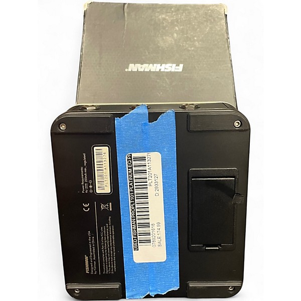 Used Fishman PROPLT101 Platinum EQ Pre With DI Acoustic Guitar Pickup