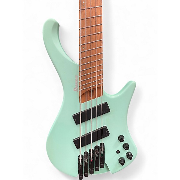 Used Ibanez EHB1005MS Seafoam Green Electric Bass Guitar