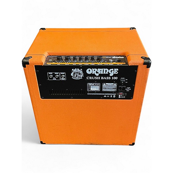 Used Orange Amplifiers Crush Bass 100 100W 1x15 Bass Combo Amp