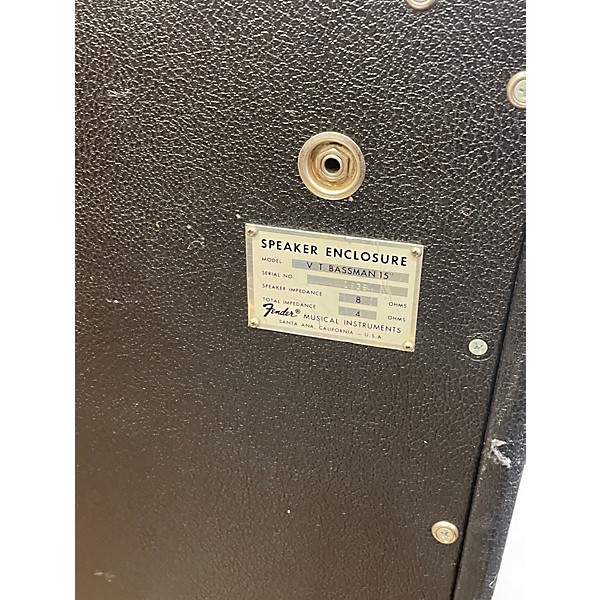 Used Fender 1970s Fender VT Bassman 2x15 Bass Cabinet Bass Cabinet