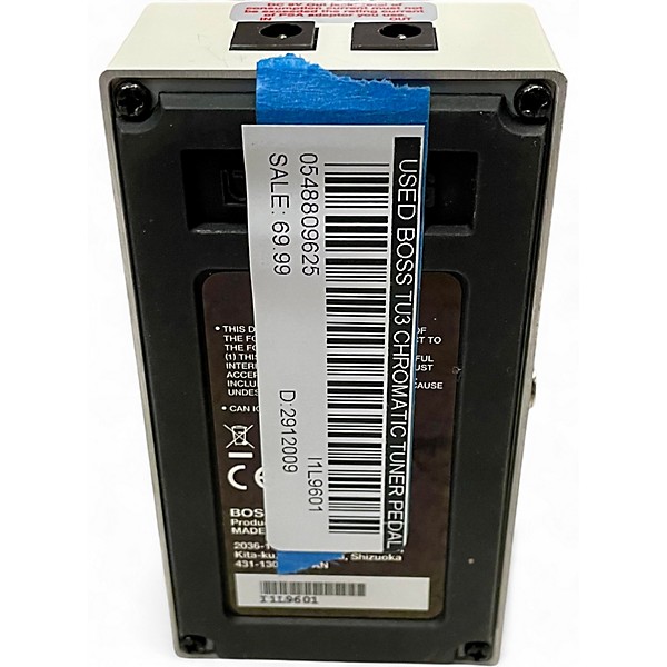 Used BOSS TU3 Chromatic Tuner Pedal