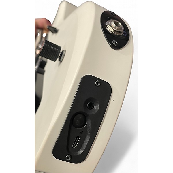 Used Jamstik Studio MIDI Guitar White Solid Body Electric Guitar