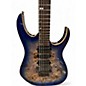 Used Ibanez RG1070PBZ Blue Burst Solid Body Electric Guitar