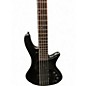 Used Schecter Guitar Research Stilleto Stealth Black Electric Bass Guitar