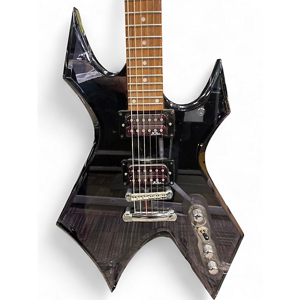 Used B.C. Rich Warlock Acrylic ACRYLIC BLACK Solid Body Electric Guitar