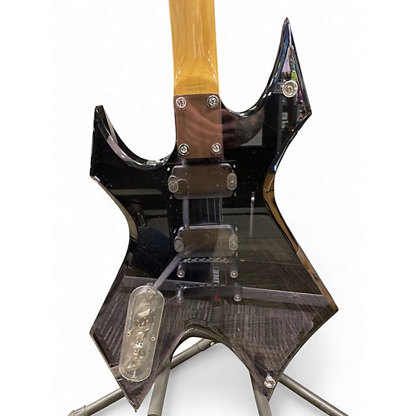 Used B.C. Rich Warlock Acrylic ACRYLIC BLACK Solid Body Electric Guitar
