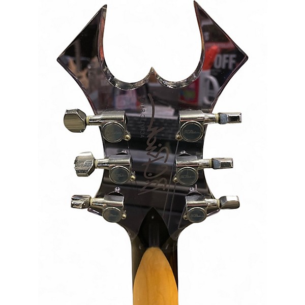 Used B.C. Rich Warlock Acrylic ACRYLIC BLACK Solid Body Electric Guitar