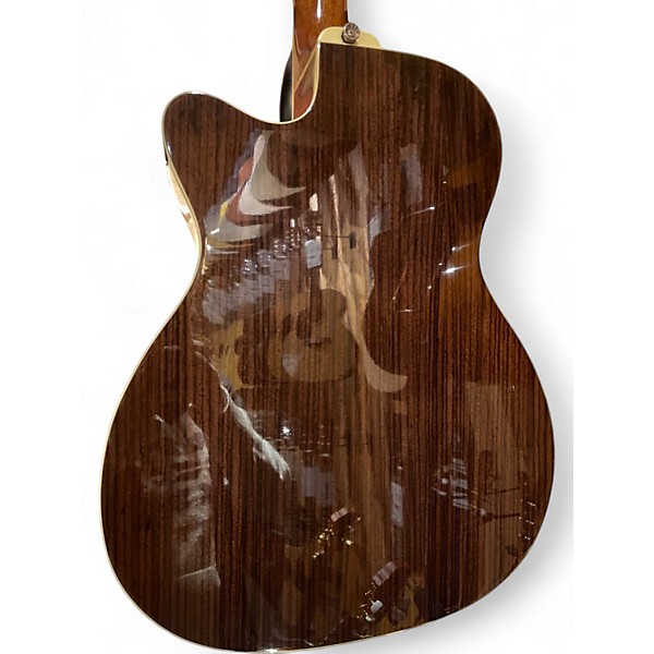 Used Alvarez AF70CE Natural Acoustic Electric Guitar