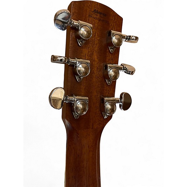Used Alvarez AF70CE Natural Acoustic Electric Guitar