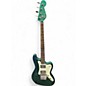 Used Squier PARANORMAL RASCAL HH Sherwood Green Electric Bass Guitar thumbnail