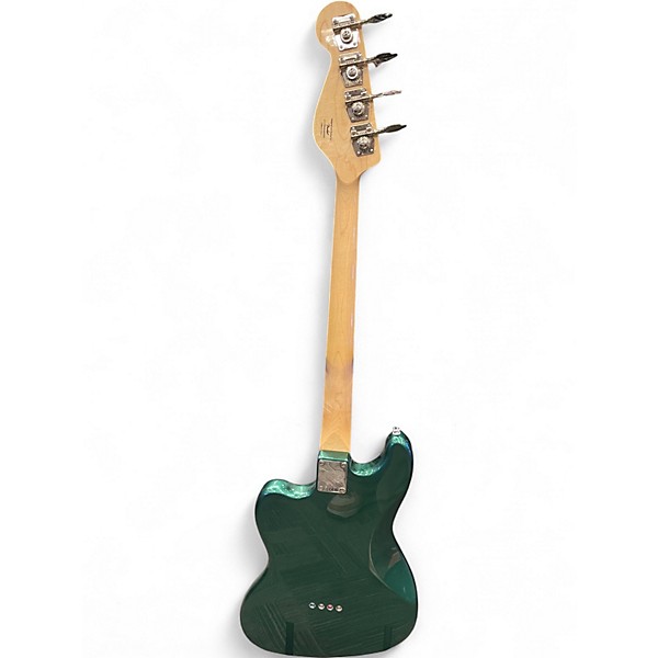 Used Squier PARANORMAL RASCAL HH Sherwood Green Electric Bass Guitar