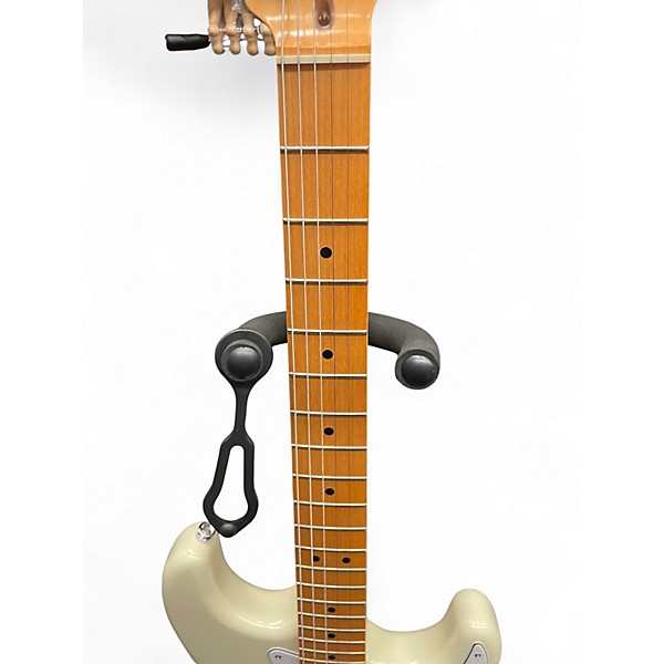 Used Fender Standard Stratocaster Olympic White Solid Body Electric Guitar