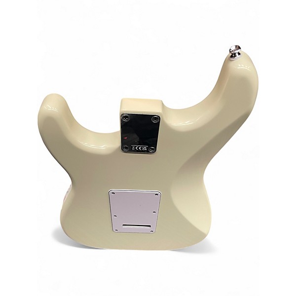 Used Fender Standard Stratocaster Olympic White Solid Body Electric Guitar