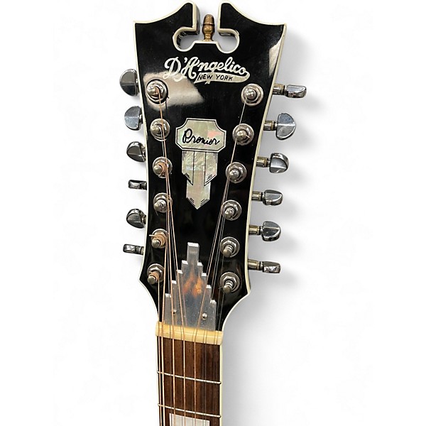 Used D'Angelico Premier Fulton 12 Trans Black 12 String Acoustic Electric Guitar