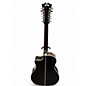 Used D'Angelico Premier Fulton 12 Trans Black 12 String Acoustic Electric Guitar