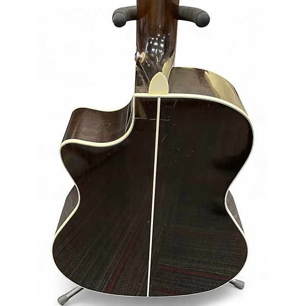 Used D'Angelico Premier Fulton 12 Trans Black 12 String Acoustic Electric Guitar