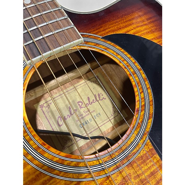 Used Carlo Robelli acoustic  2 Color Sunburst Acoustic Guitar