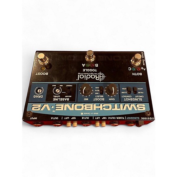 Used Radial Engineering JX2 Switchbone Class A ABY With Boost Pedal