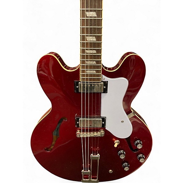 Used Epiphone RIVIERA SPARKLING BURGUNDY Hollow Body Electric Guitar