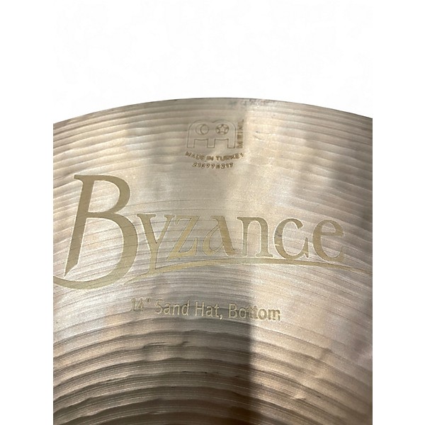 Used MEINL 14in Byzance Vintage Sand Hi Hat Pair Cymbal