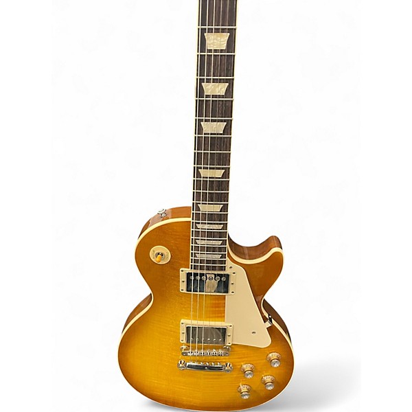 Used Gibson Les Paul Standard 60'S AAA FLAME TOP Honey Burst Solid Body Electric Guitar