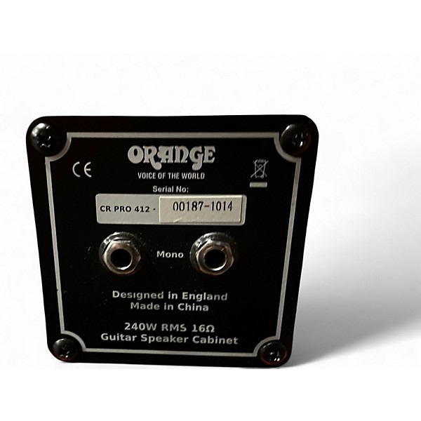 Used Orange Amplifiers CRUSH PRO 412 CABINET Guitar Cabinet