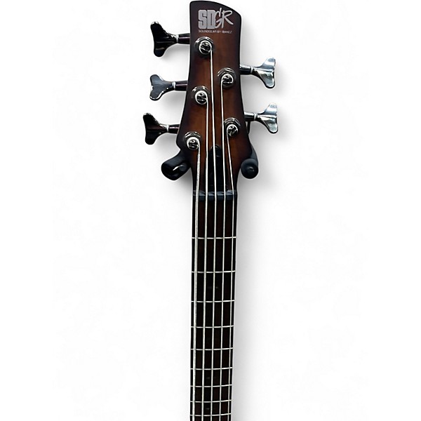 Used Ibanez SR505 5 String Natural Electric Bass Guitar