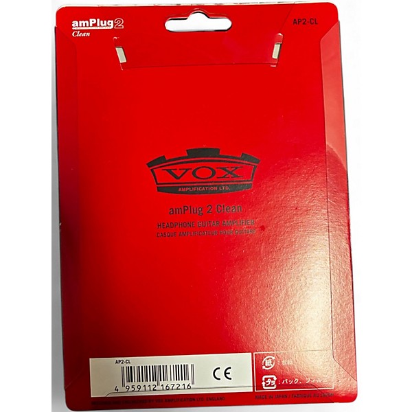 Used VOX amPlug2 Clean Battery Powered Amp