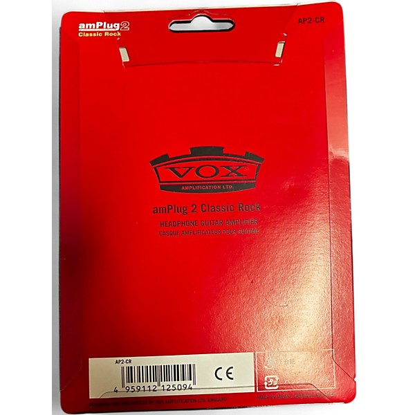 Used VOX amPlug2 Classic Rock Battery Powered Amp