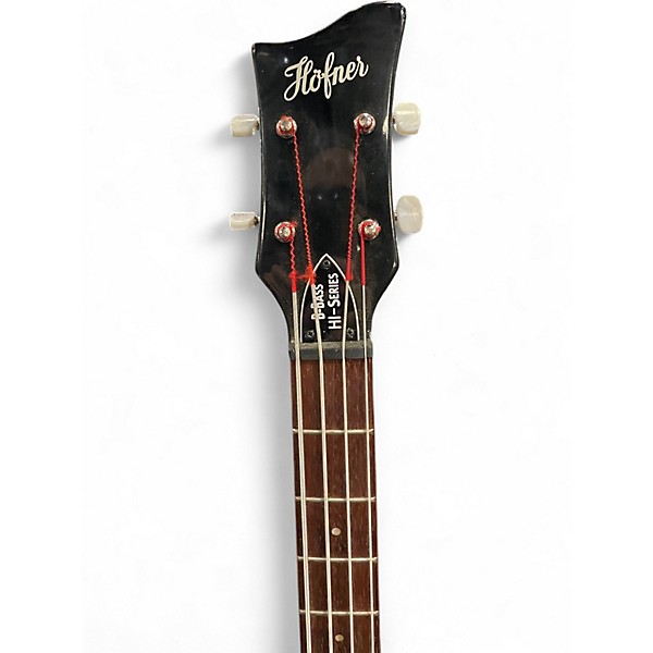Used Hofner hi - seris 2 Color Sunburst Electric Bass Guitar