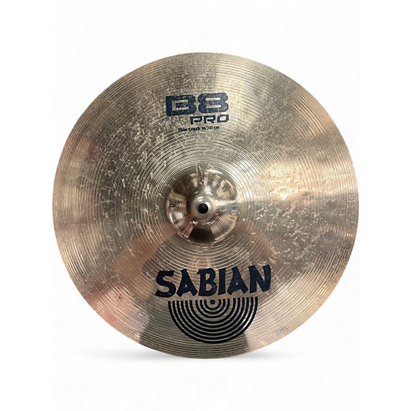 Used SABIAN 16in b8 pro thin crash Cymbal