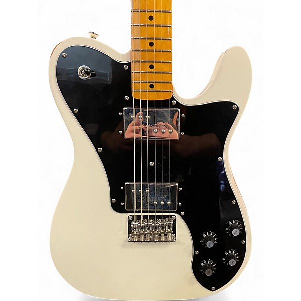 Used Squier Classic Vibe 70s Telecaster Deluxe Alpine White Solid Body Electric Guitar