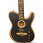 Used Fender Acoustasonic Player Telecaster Brushed Black Acoustic Electric Guitar