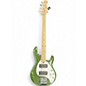 Used Sterling by Music Man Ray5 5 String OLIVE GREEN Electric Bass Guitar thumbnail