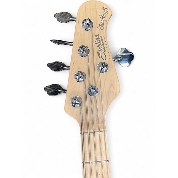 Used Sterling by Music Man Ray5 5 String OLIVE GREEN Electric Bass Guitar