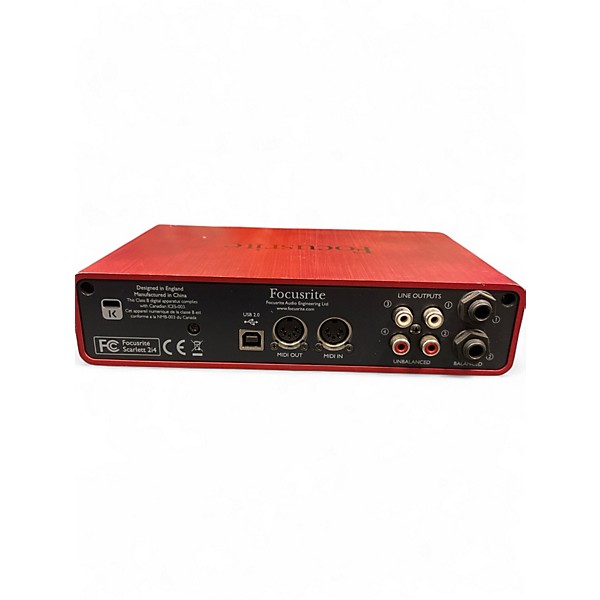 Used Focusrite Scarlett 2i4 Audio Interface