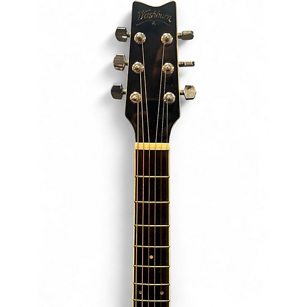 Used Washburn EC300 Black Acoustic Electric Guitar