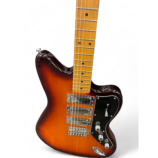 Used Fender Noventa Jazzmaster 2 Tone Sunburst Solid Body Electric Guitar