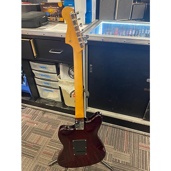 Used Fender Noventa Jazzmaster 2 Tone Sunburst Solid Body Electric Guitar