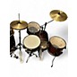 Used Ludwig 4 Piece POCKET KIT QUESTLOVE Candy Apple Red Drum Kit thumbnail