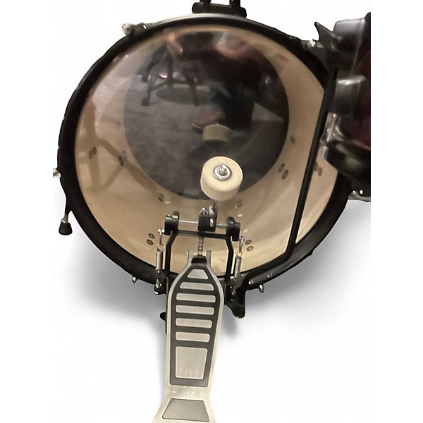 Used Ludwig 4 Piece POCKET KIT QUESTLOVE Candy Apple Red Drum Kit