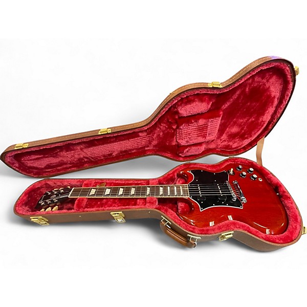 Used Gibson SG Standard P90 Cherry Solid Body Electric Guitar