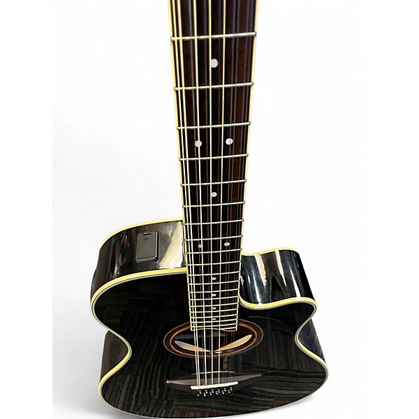 Used Yamaha APX700II-12 Black 12 String Acoustic Electric Guitar