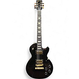 Vintage 1993 Gibson Les Paul Studio Black and Gold Solid Body Electric Guitar