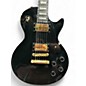 Vintage 1993 Gibson Les Paul Studio Black and Gold Solid Body Electric Guitar