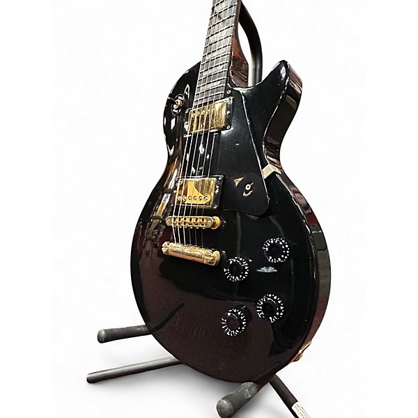 Vintage 1993 Gibson Les Paul Studio Black and Gold Solid Body Electric Guitar