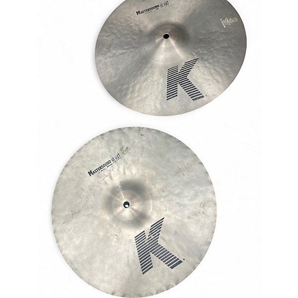 Used Zildjian 14in K Mastersound Hi Hats Pair Cymbal