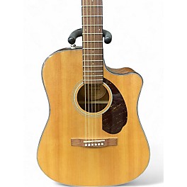 Used Fender CD140SCE Natural Acoustic Electric Guitar