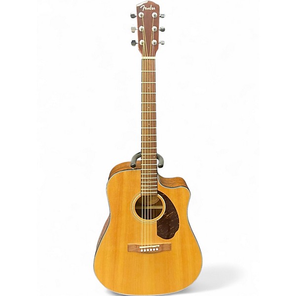 Used Fender CD140SCE Natural Acoustic Electric Guitar